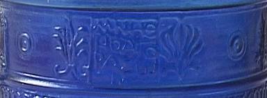 40. Coppa di Ennion, particolare dell'iscrizione in lettere (secondo quarto I sec. d.C).  Museo Archeologico Regionale, Aosta, Italia.